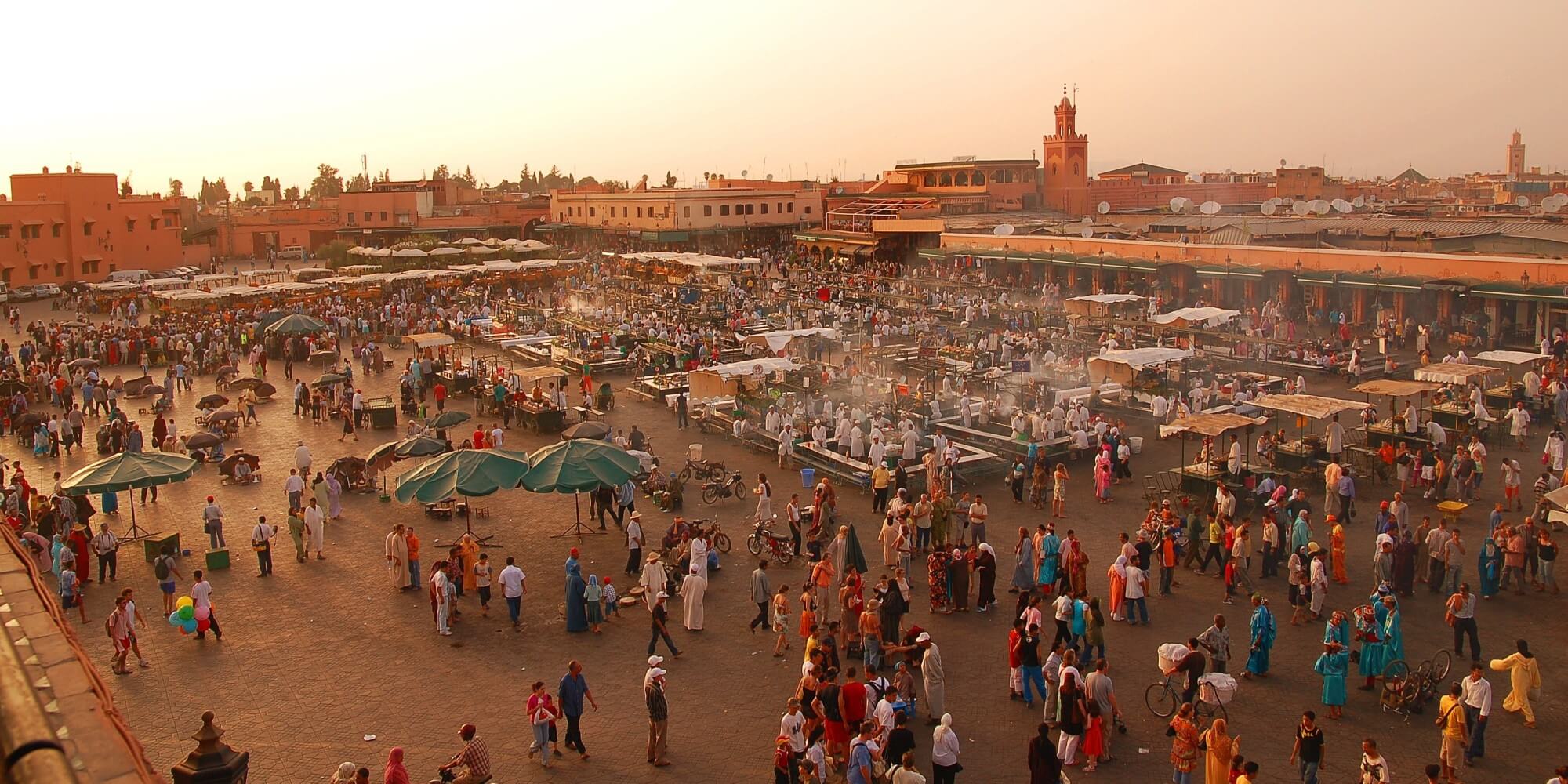 Jemaa el Fnaa square near the apartment